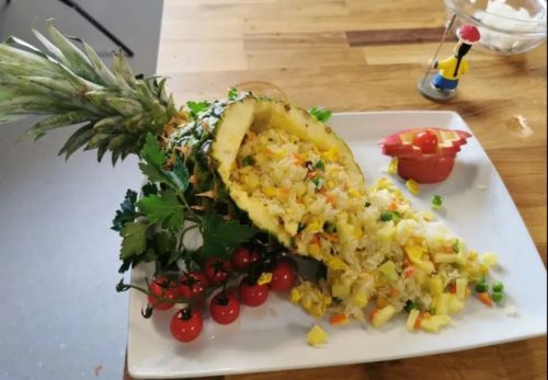 Chinese Cuisine in Denmark – Fried Rice with Pineapple